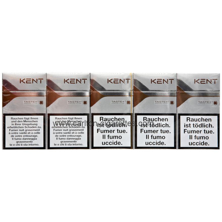 Kent Taste+ Silver 100's Box Cigarette Carton