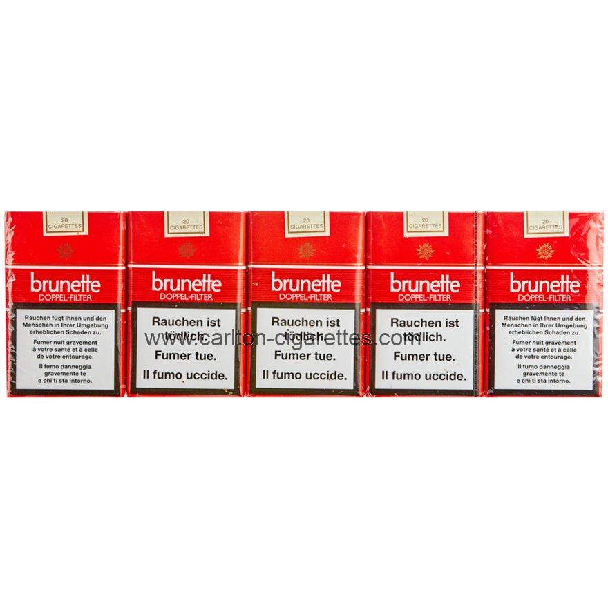 Brunette Double Filter Soft Cigarette Carton