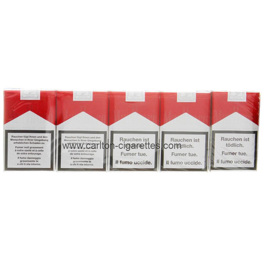 Marlboro Cigarette Red Soft Carton