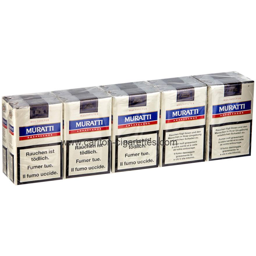 Muratti Ambassador Soft Cigarette Carton