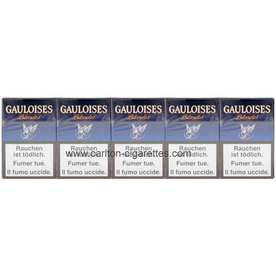 Gauloises Blondes Bleues Box Cigarette Carton