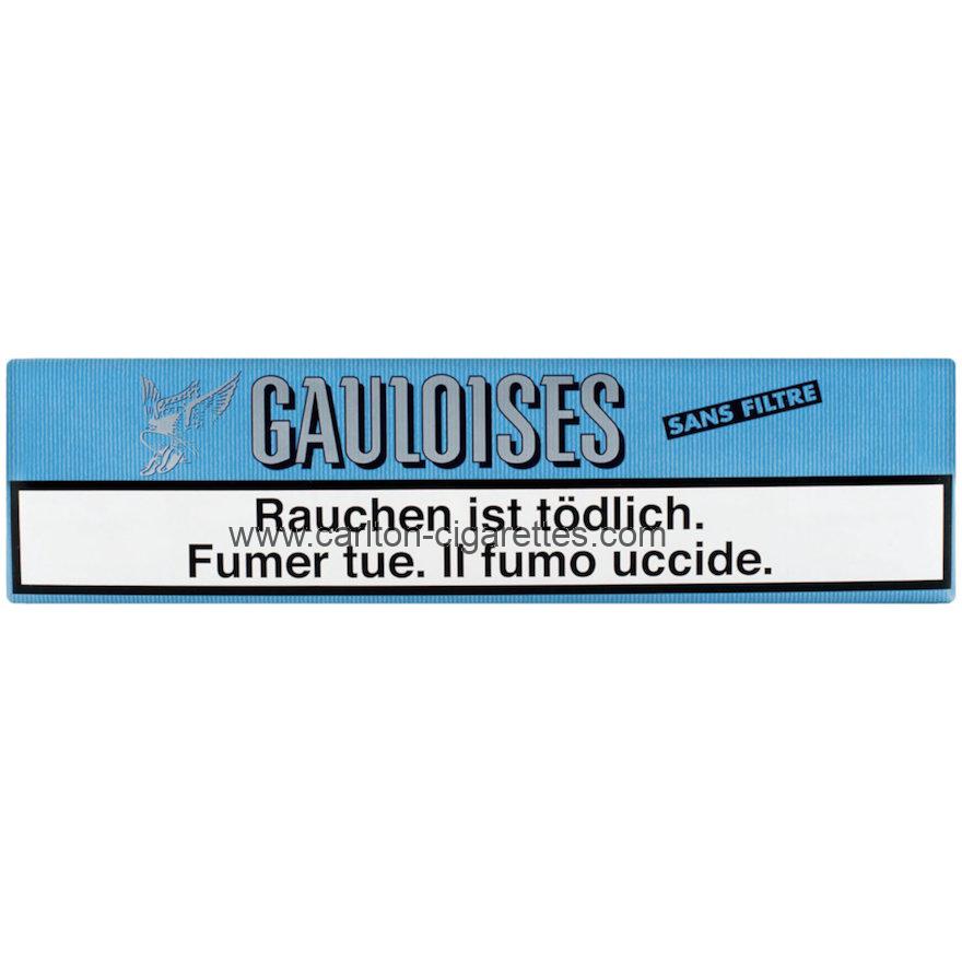 Gauloises Brunes Soft Unfiltered Cigarette Carton