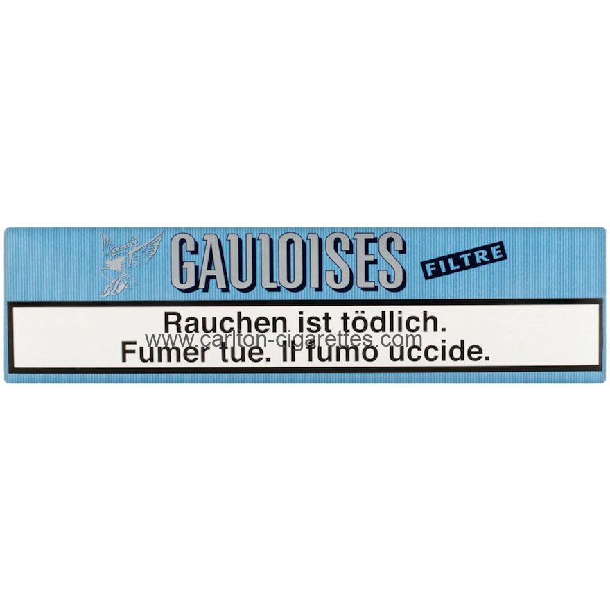 Gauloises Brunes Filter Soft Cigarette Carton