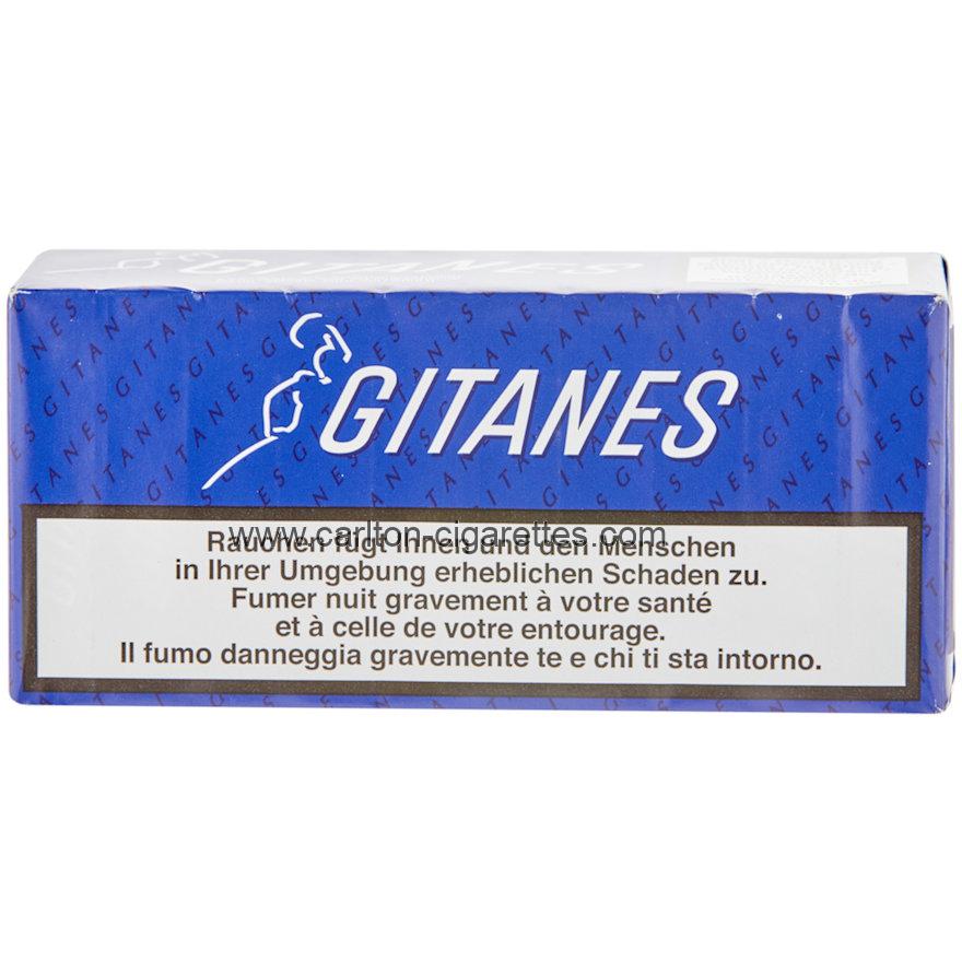 Gitanes Bleu Box Flat Cigarette Carton