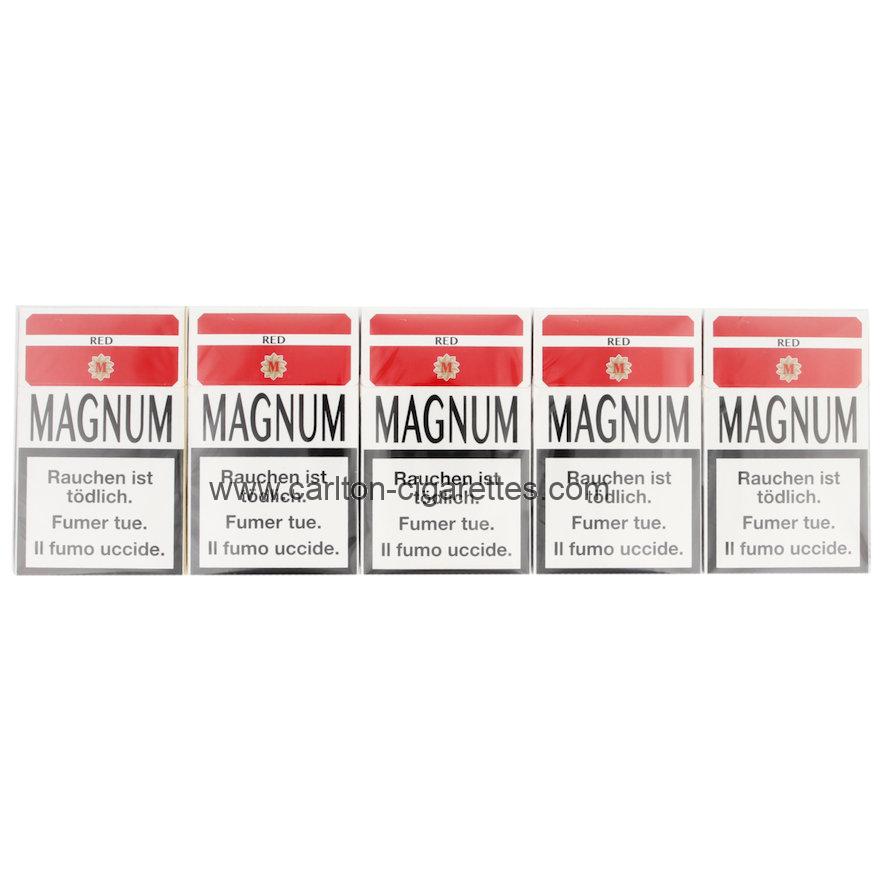 Magnum Full Flavor Red Box Cigarette Carton