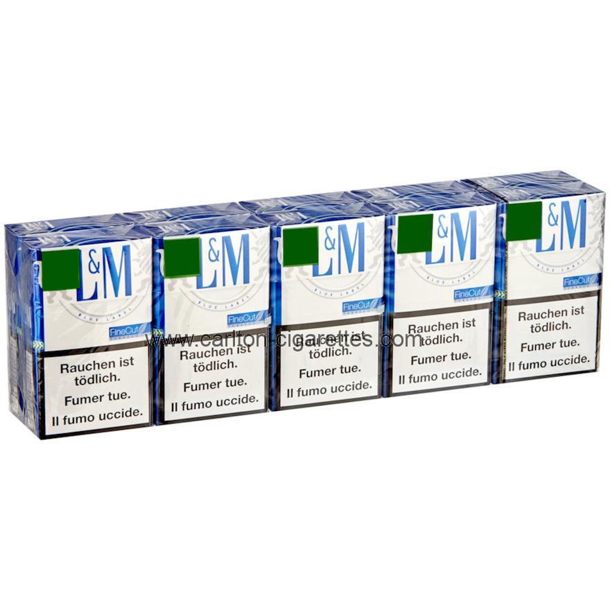 L&M Blue Label Cigarette Carton