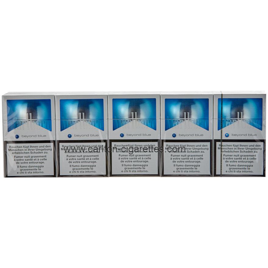 Marlboro Cigarette Beyond Blue Box Carton