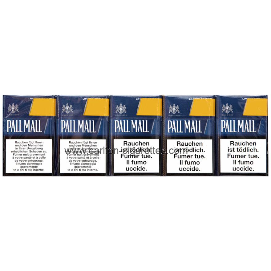 Pall Mall Limited Edition Blue Box Cigarettes with Cartridge