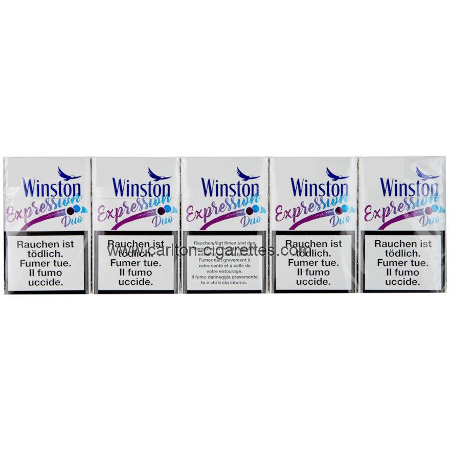 Winston Expression Box Cigarette Carton