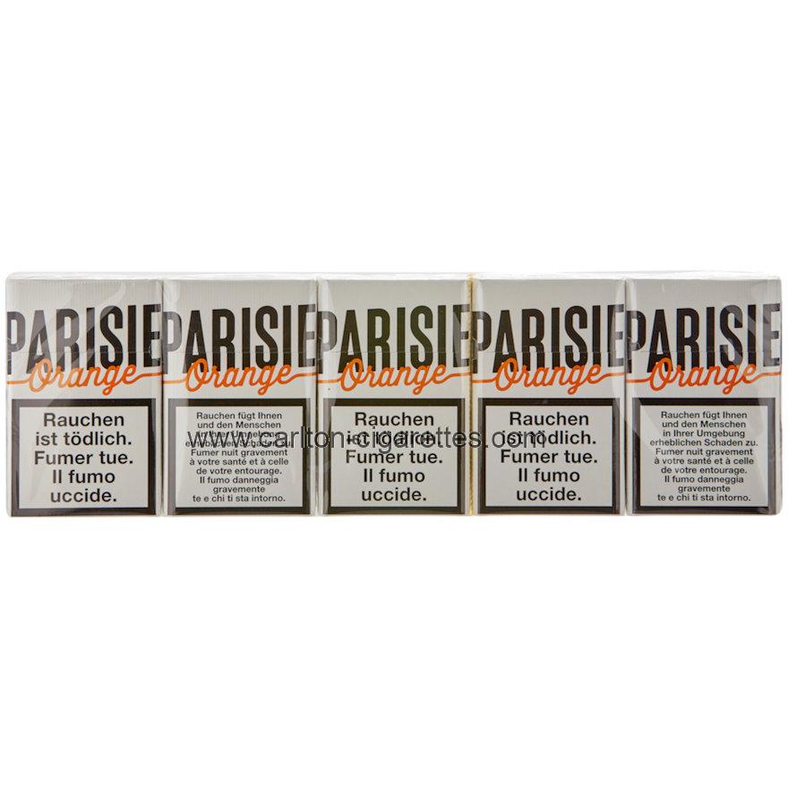 Parisienne Orange Plus Box Cigarette Carton