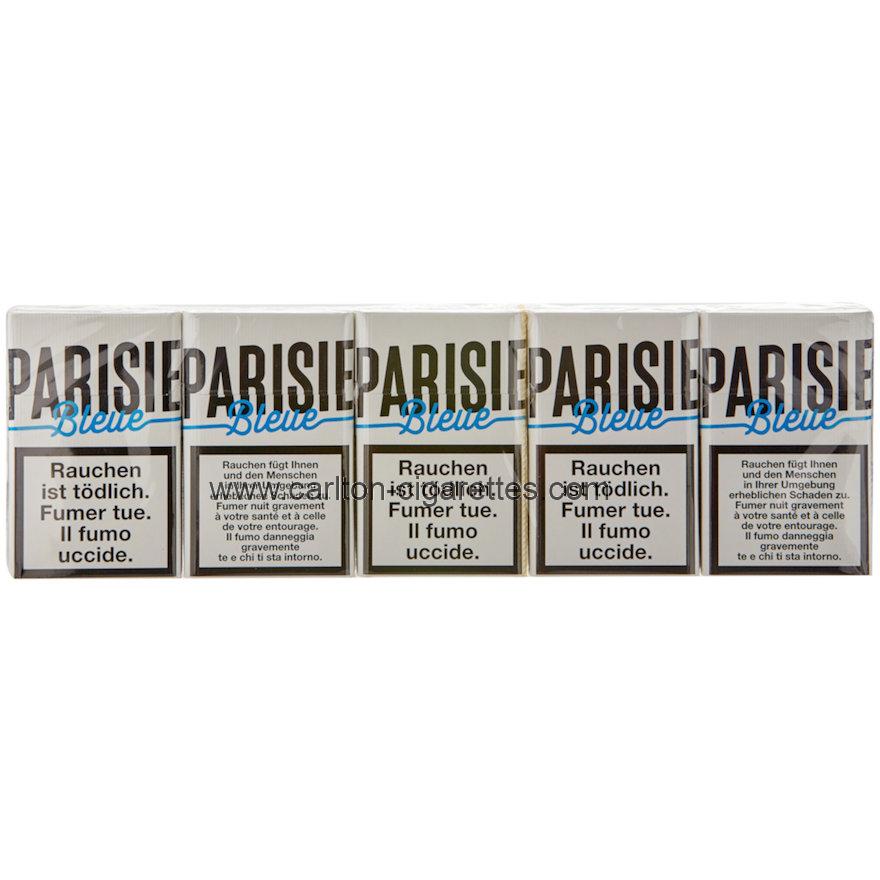 Parisienne Bleue Plus Box Cigarette Carton