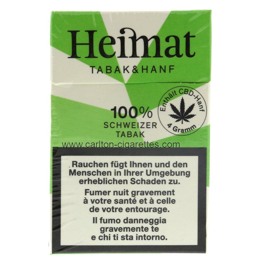 Heimat Tobacco & Hemp Cigarettes with Box